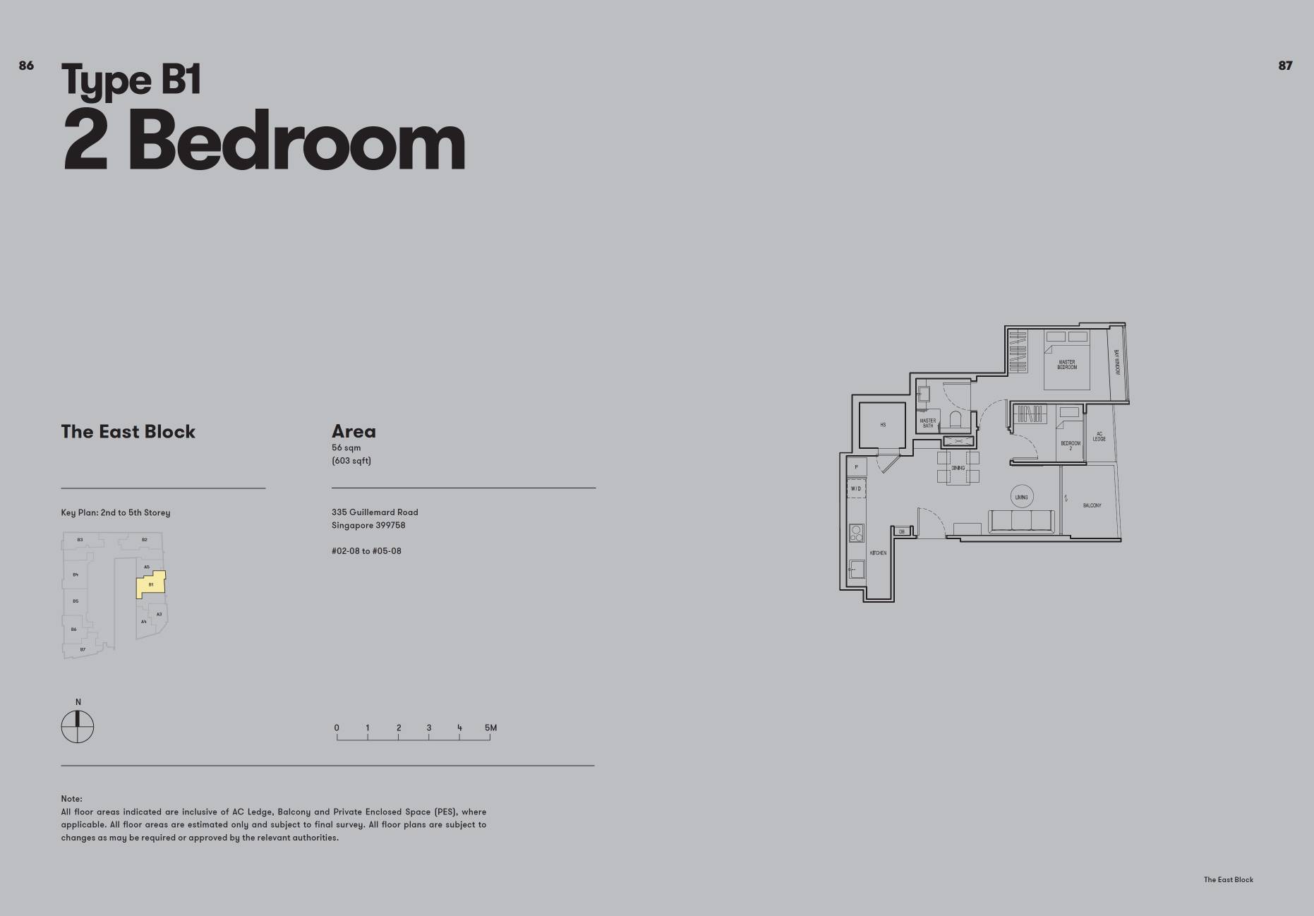 NoMa 1 Bedroom Floor Plan 2