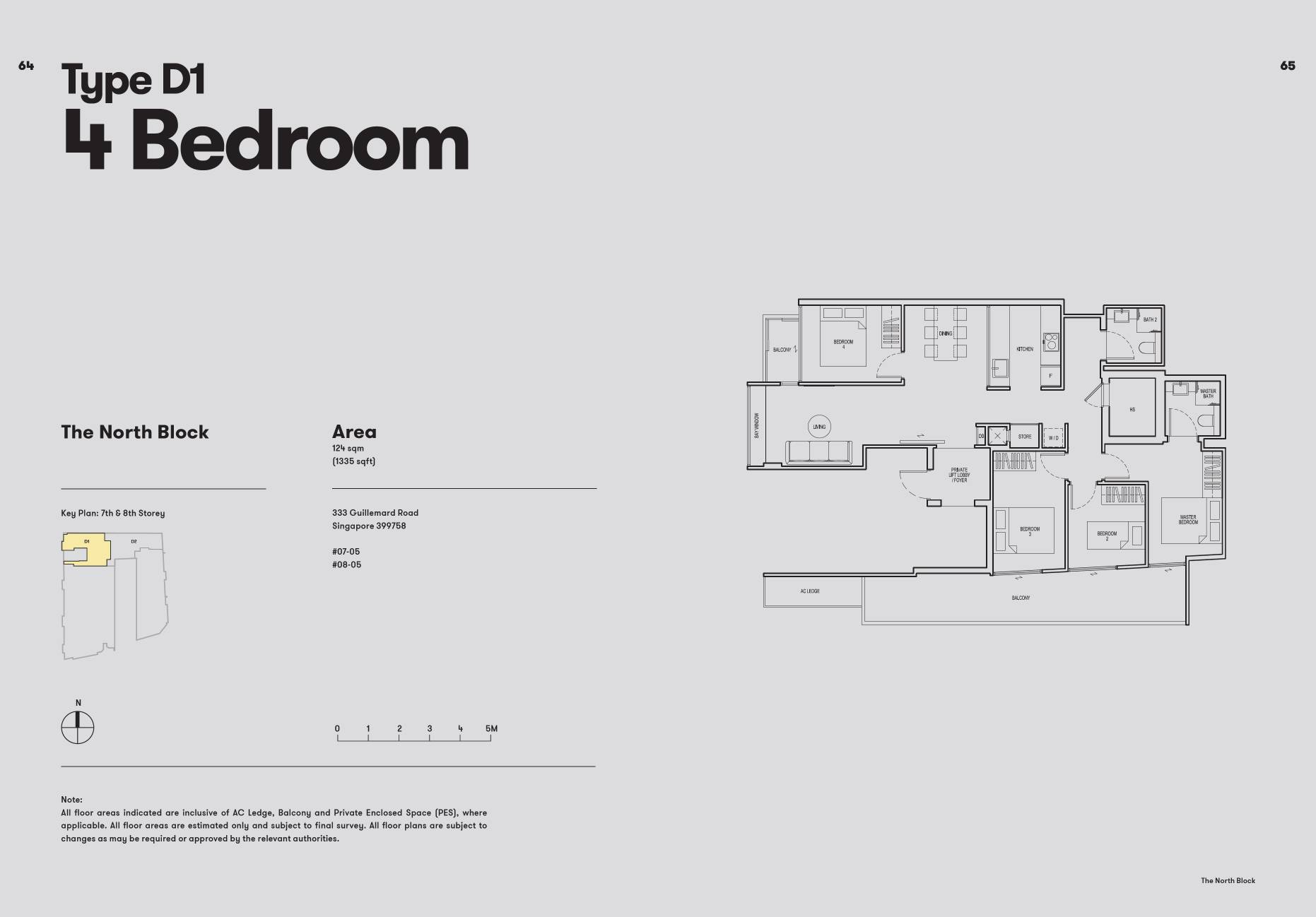 NoMa 1 Bedroom Floor Plan 4